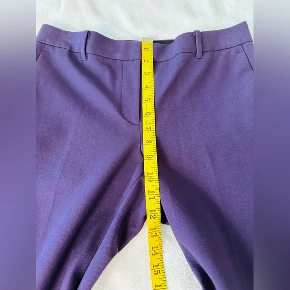 Ann Taylor Purple Straight Leg Pants - Picture 7 of 9
